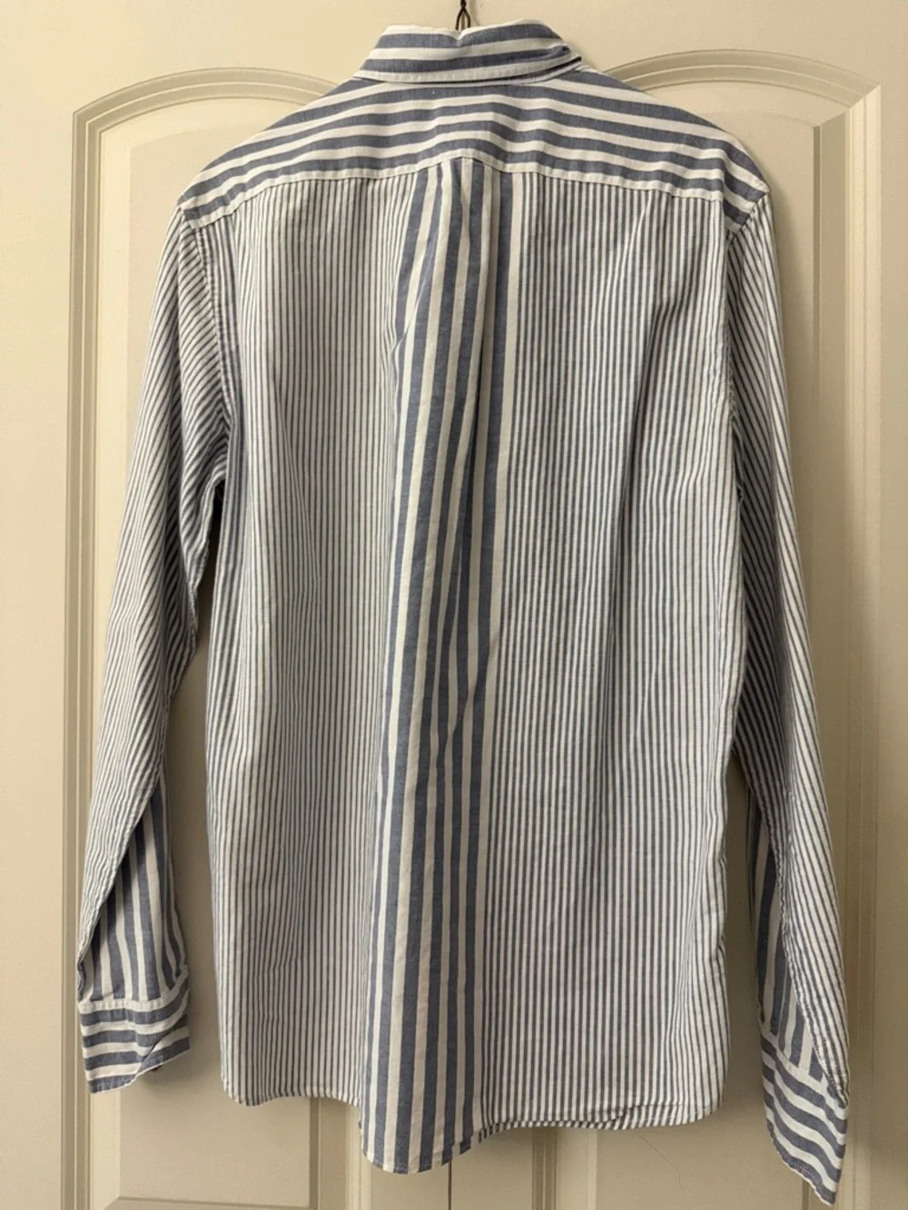 💜J.Crew Slim Broken-In Oxford Shirt – Blue & White | Size M